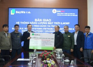 Bàn giao mô hình điện mặt trời áp mái tại Trường Cao đẳng Điện lực miền Bắc