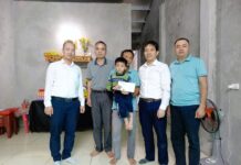 NHÀ TRƯỜNG VÀ CÔNG ĐOÀN NEPC THĂM, TẶNG QUÀ GIA ĐÌNH KHÓ KHĂN NHÂN DỊP TẾT GIÁP THÌN