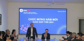 Phó Tổng Giám đốc EVNNPC về thăm và chúc Tết NEPC