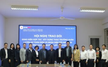 Hội nghị trao đổi hợp tác xây dựng “thao trường huấn luyện an toàn điện và nhận diện mối nguy” tại NEPC