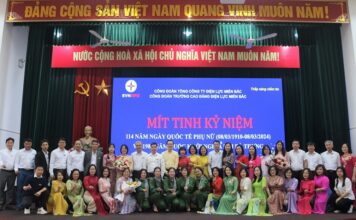 Công đoàn, nữ công NEPC tổ chức mít tinh kỷ niệm ngày Quốc tế Phụ nữ 8/3