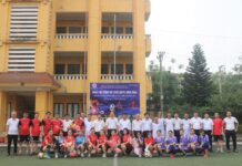 NEPC TỔ CHỨC GIAO LƯU BÓNG ĐÁ CHÀO MỪNG NGÀY 30/4; 01/5