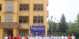 NEPC TỔ CHỨC GIAO LƯU BÓNG ĐÁ CHÀO MỪNG NGÀY 30/4; 01/5