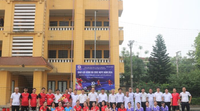 NEPC TỔ CHỨC GIAO LƯU BÓNG ĐÁ CHÀO MỪNG NGÀY 30/4; 01/5