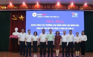 NEPC làm việc với Công ty Điện lực Sơn La