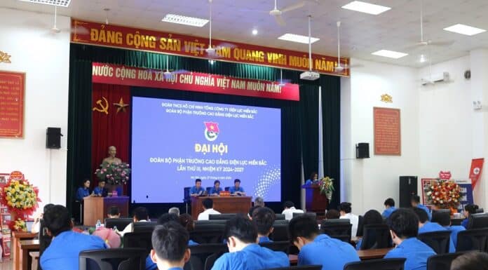 Đoàn thanh niên Trường Cao đẳng Điện lực miền Bắc tổ chức thành công Đại hội đại biểu lần thứ III, nhiệm kỳ 2024-2027