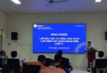 Trường Cao đẳng Điện lực miền Bắc tổ chức khóa Đào tạo thi công, sửa chữa lưới điện 0,4kV đang mang điện cho công nhân các Công ty Điện lực thuộc EVNNPC