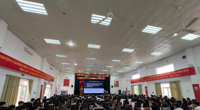 TRƯỜNG CAO ĐẲNG ĐIỆN LỰC MIỀN BẮC TỔ CHỨC TUYÊN TRUYỀN PHÒNG CHỐNG DỊCH BỆNH TRONG HỌC SINH SINH VIÊN