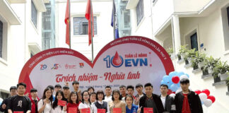 Trường Cao đẳng Điện lực miền Bắc nhiệt tình hưởng ứng tuần lễ Hồng EVN lần thứ X