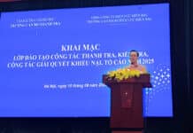 NEPC TỔ CHỨC KHAI GIẢNG LỚP ĐÀO TẠO CÔNG TÁC THANH TRA, KIỂM TRA, CÔNG TÁC GIẢI QUYẾT KHIẾU NẠI, TỐ CÁO NĂM 2025 CỦA TỔNG CÔNG TY ĐIỆN LỰC MIỀN BẮC