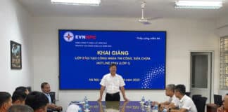 NEPC khai giảng lớp Đào tạo công nhân thi công, sửa chữa hotline 22kV – lớp 1
