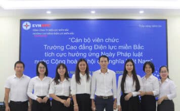 Trường Cao đẳng Điện lực miền Bắc tích cực hưởng ứng ngày Pháp luật nước Cộng hòa xã hội chủ nghĩa Việt Nam năm 2025