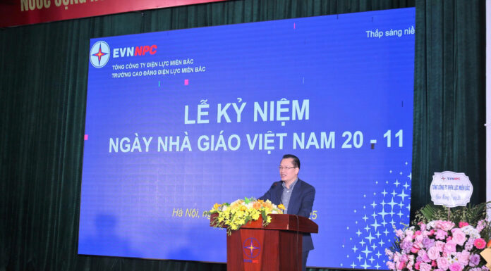 Trường Cao đẳng Điện lực miền Bắc tổ chức Lễ mít tinh kỷ niệm Ngày Nhà giáo Việt Nam 20/11