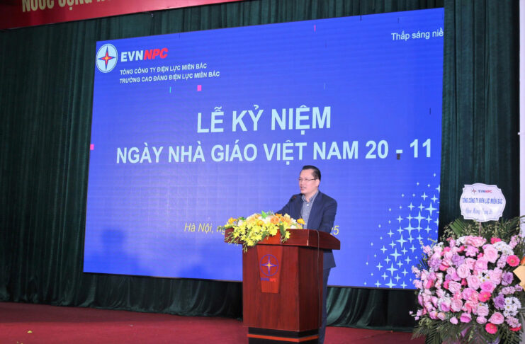 Trường Cao đẳng Điện lực miền Bắc tổ chức Lễ mít tinh kỷ niệm Ngày Nhà giáo Việt Nam 20/11