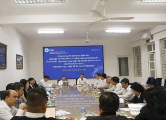 Lãnh đạo Tổng công ty Điện lực miền Bắc làm việc tại Trường Cao đẳng Điện lực miền Bắc: Rà soát toàn diện kế hoạch 5 năm, định hướng chiến lược phát triển bền vững
