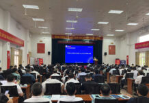 KHAI GIẢNG LỚP HUẤN LUYỆN NGHIỆP VỤ PCCC&CNCH CHO CÁC ĐỐI TƯỢNG LÀ NGƯỜI ĐƯỢC PHÂN CÔNG THỰC HIỆN KIỂM TRA VỀ PCCC TẠI CƠ SỞ