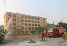 TỔ CHỨC THỰC TẬP PHƯƠNG ÁN CHỮA CHÁY VÀ CỨU NẠN, CỨU HỘ TẠI TRƯỜNG CAO ĐẲNG ĐIỆN LỰC MIỀN BẮC