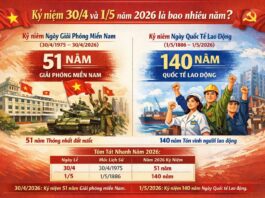 HƯỚNG TỚI NGÀY GIẢI PHÓNG MIỀN NAM 30/4 VÀ NGÀY QUỐC TẾ LAO ĐỘNG 1/5