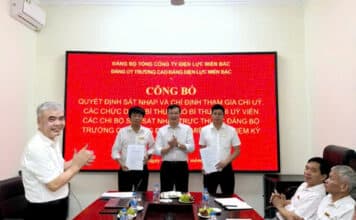 ĐẢNG BỘ TRƯỜNG CAO ĐẲNG ĐIỆN LỰC MIỀN BẮC CÔNG BỐ QUYẾT ĐỊNH SÁP NHẬP VÀ KIỆN TOÀN NHÂN SỰ CÁC CHI BỘ TRỰC THUỘC NHIỆM KỲ 2025-2027