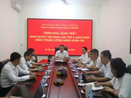 ĐẢNG BỘ NEPC TỔ CHỨC HỘI NGHỊ QUÁN TRIỆT, TRIỂN KHAI NGHỊ QUYẾT HỘI NGHỊ LẦN THỨ 2 BCH TW ĐẢNG KHÓA XIV