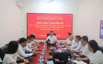 Đảng bộ Trường Cao đẳng Điện lực miền Bắc tổ chức sinh hoạt chuyên đề: “Tăng cường lãnh đạo thực hành tiết kiệm, chống lãng phí theo tư tưởng, đạo đức, phong cách Hồ Chí Minh”