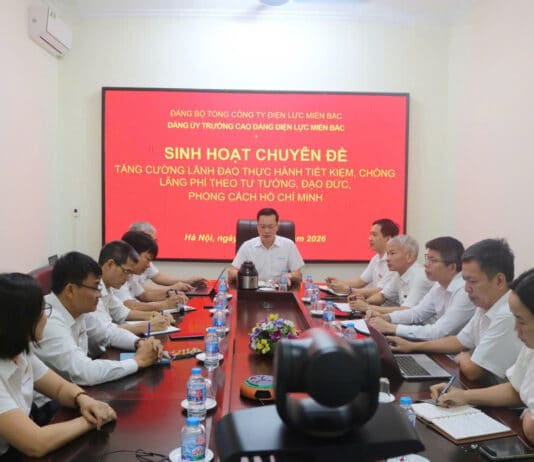 Đảng bộ Trường Cao đẳng Điện lực miền Bắc tổ chức sinh hoạt chuyên đề: “Tăng cường lãnh đạo thực hành tiết kiệm, chống lãng phí theo tư tưởng, đạo đức, phong cách Hồ Chí Minh”