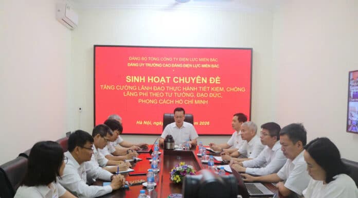 Đảng bộ Trường Cao đẳng Điện lực miền Bắc tổ chức sinh hoạt chuyên đề: “Tăng cường lãnh đạo thực hành tiết kiệm, chống lãng phí theo tư tưởng, đạo đức, phong cách Hồ Chí Minh”