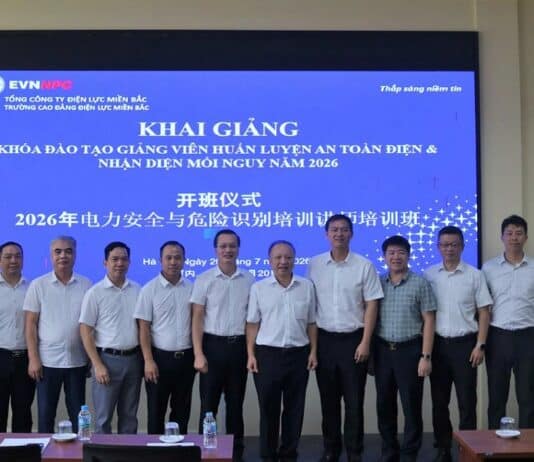 NEPC nghiệm thu thao trường và khai giảng chương trình đào tạo về An toàn điện, nhận diện mối nguy