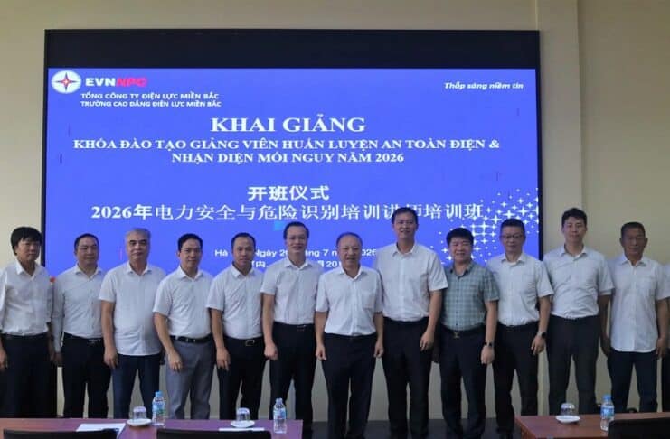 NEPC nghiệm thu thao trường và khai giảng chương trình đào tạo về An toàn điện, nhận diện mối nguy