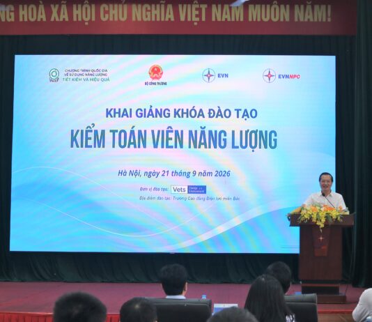 Khai giảng chương trình đào tạo Kiểm toán viên năng lượng khu vực miền Bắc