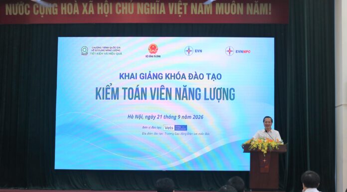 Khai giảng chương trình đào tạo Kiểm toán viên năng lượng khu vực miền Bắc