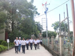 Đoàn đại biểu EVNCPC thăm và trao đổi kinh nghiệm tại Trường Cao đẳng Điện lực miền Bắc