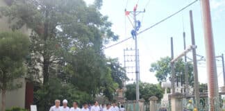 Đoàn đại biểu EVNCPC thăm và trao đổi kinh nghiệm tại Trường Cao đẳng Điện lực miền Bắc