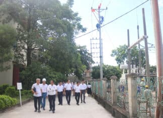 Đoàn đại biểu EVNCPC thăm và trao đổi kinh nghiệm tại Trường Cao đẳng Điện lực miền Bắc